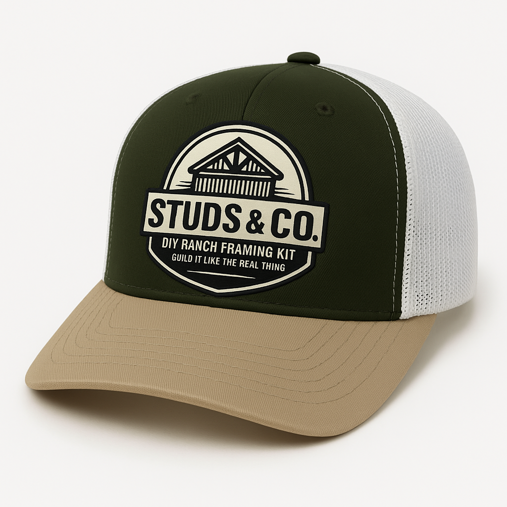 Studs & Co. Relaxed Trucker Hat - Navy/Khaki