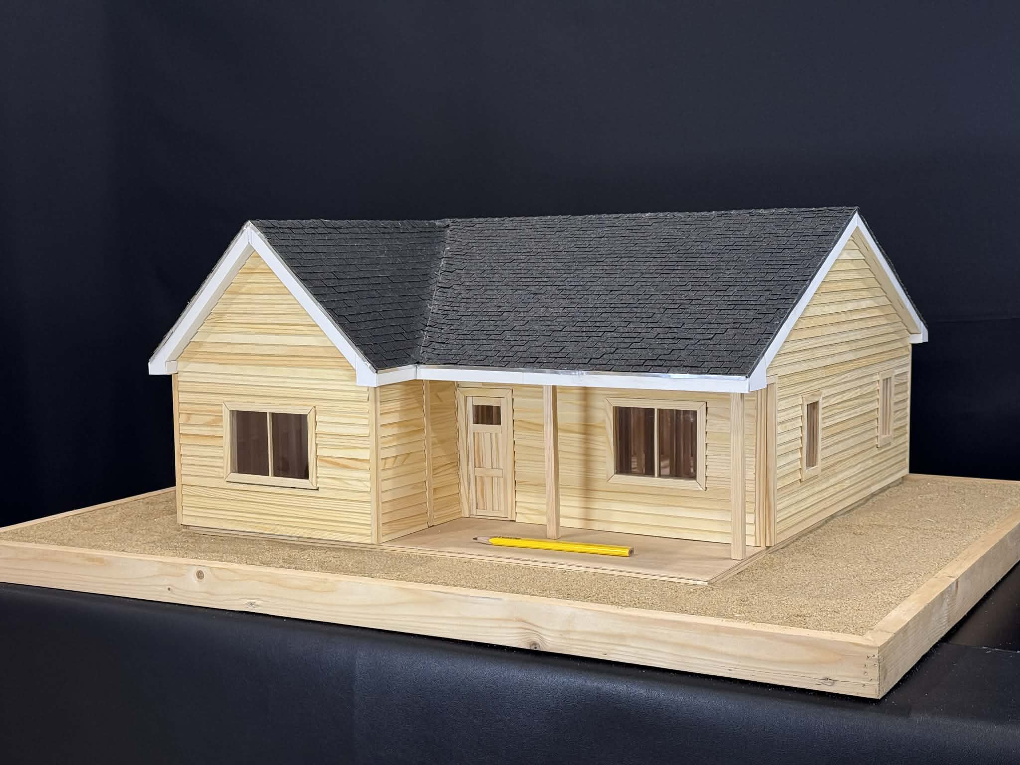 FULL KIT Miniature Ranch House 1:16 Scale