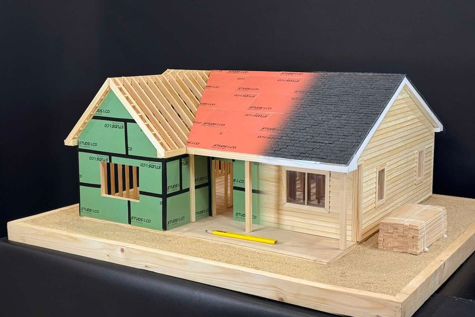 FULL KIT Miniature Ranch House 1:16 Scale