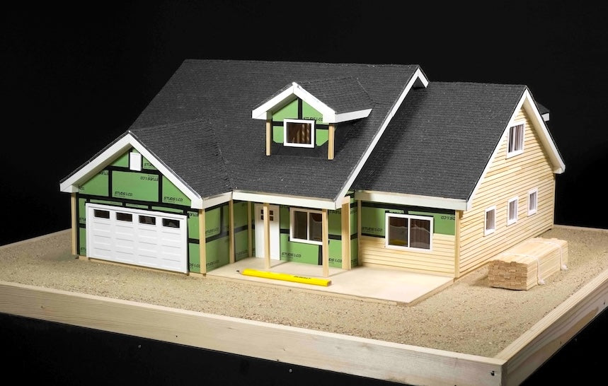 Clean Ranch House Kit 1:24 Two-Story Ranch House (FULL KIT) – Studs & Co.